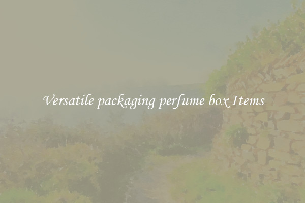Versatile packaging perfume box Items