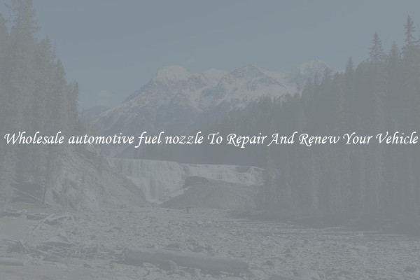 Wholesale automotive fuel nozzle To Repair And Renew Your Vehicle