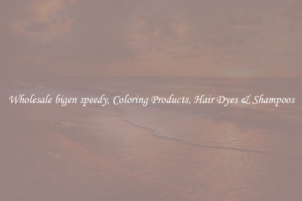 Wholesale bigen speedy, Coloring Products, Hair Dyes & Shampoos