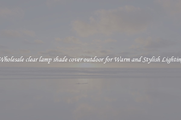 Wholesale clear lamp shade cover outdoor for Warm and Stylish Lighting