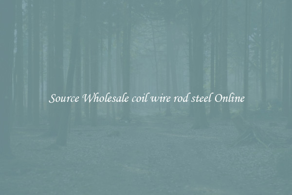 Source Wholesale coil wire rod steel Online