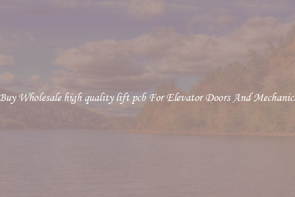 Buy Wholesale high quality lift pcb For Elevator Doors And Mechanics