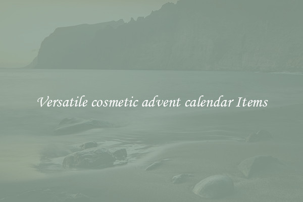 Versatile cosmetic advent calendar Items